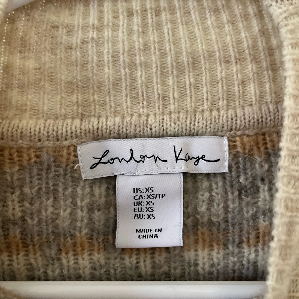 London Kaye Striped Patterned Sweater - Picture 4 of 4